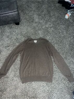 St. John's Bay Men's V-Neck Brown Sweater